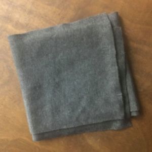 Men scarf, grey, poly blend,